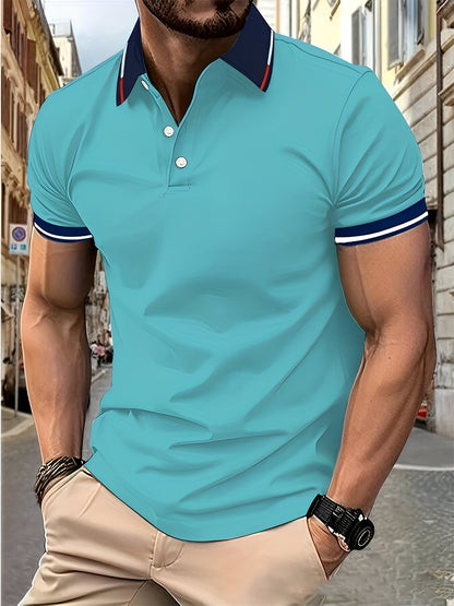 Matthew - Einfaches Poloshirt mit Knöpfen für Herren