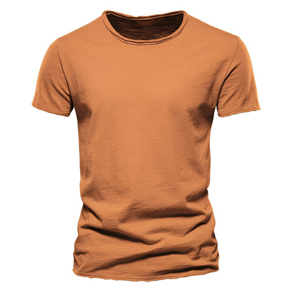 Roderick - T-shirt homme en coton, manches courtes, style relax