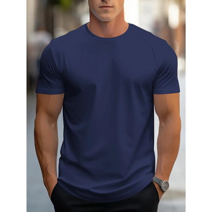 Brian - T-shirt Homme Classique à Manches Courtes