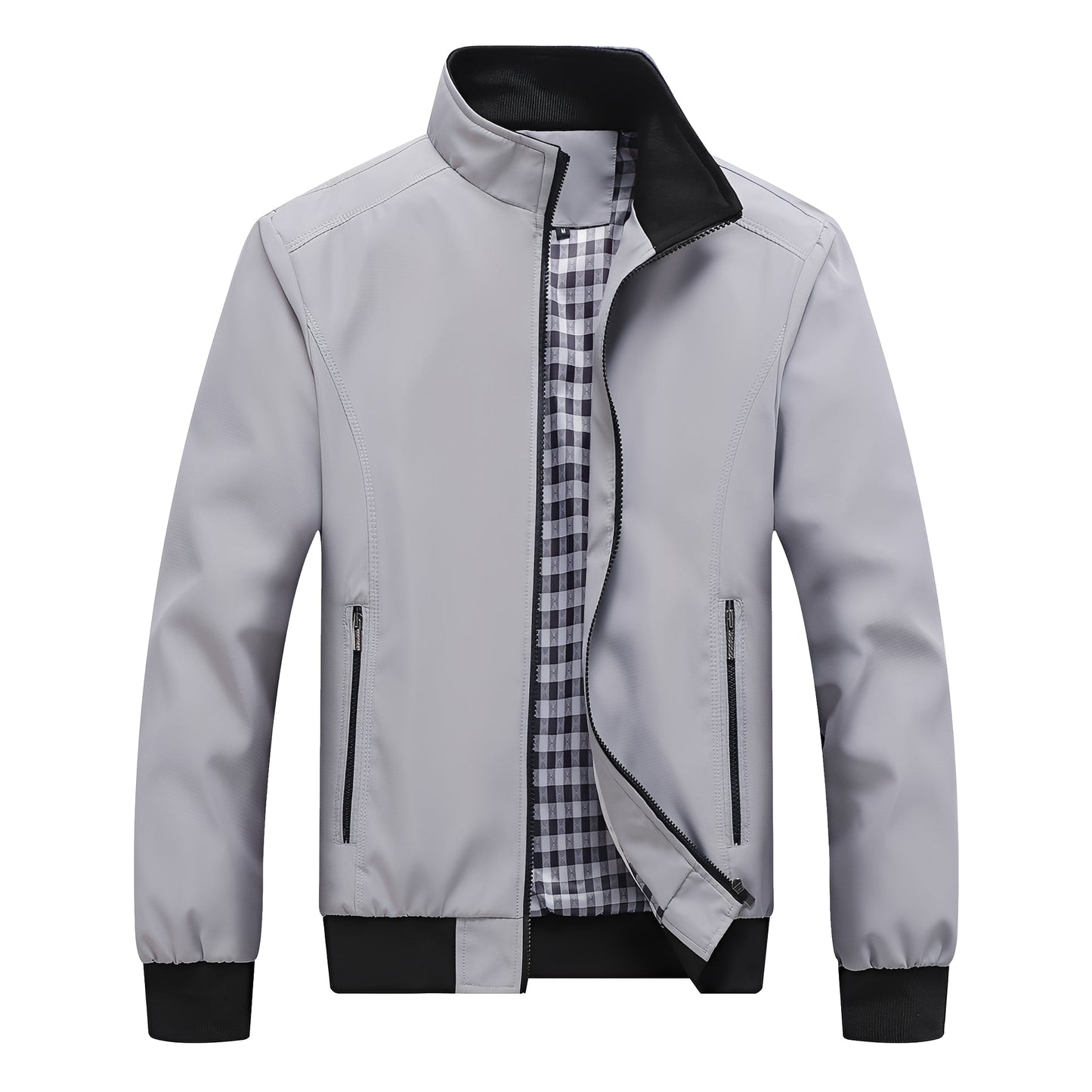 Edward - Modern zip-up jacket for men
