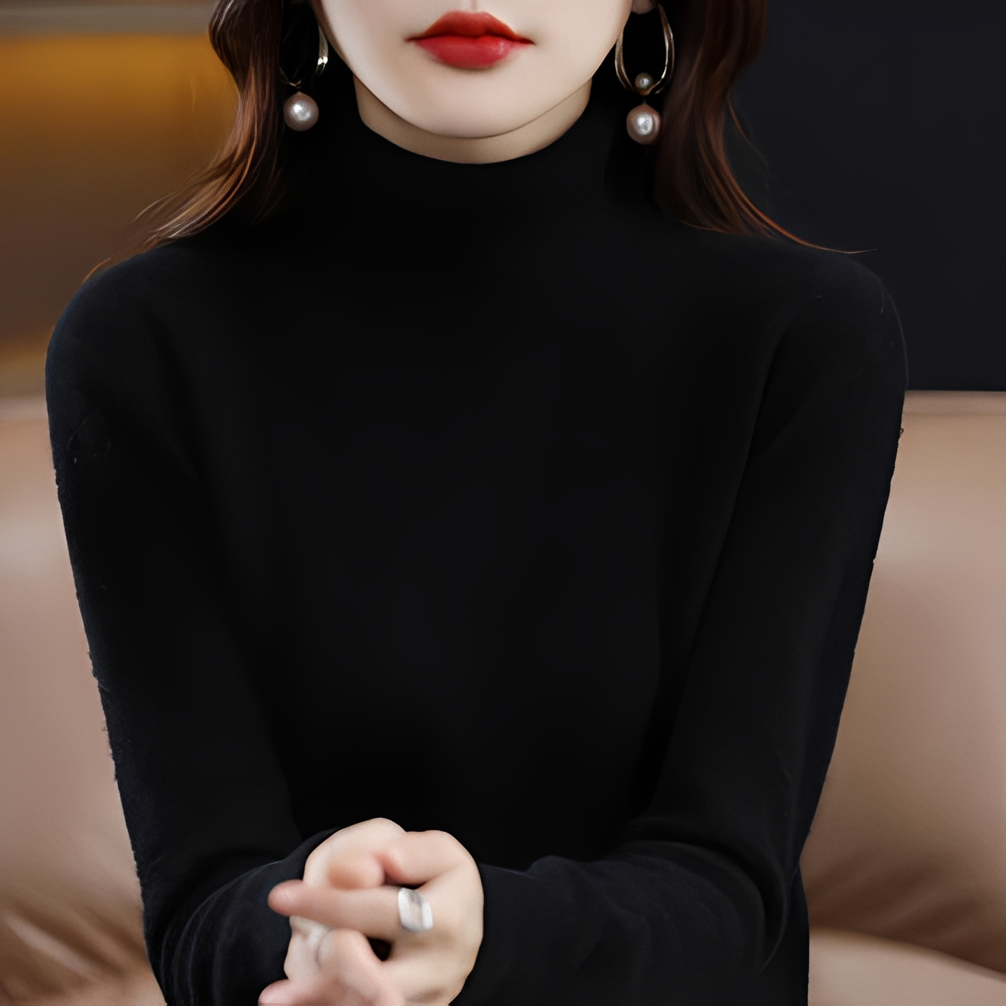 Katerly - Winter turtleneck sweater for women