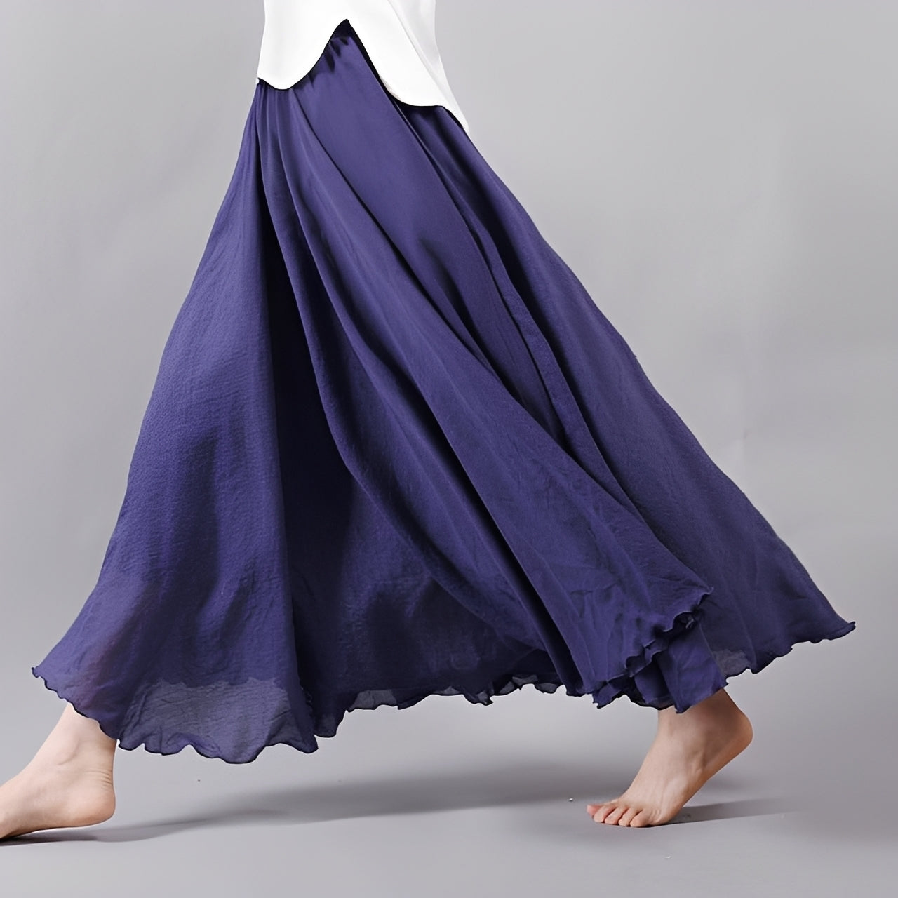 Alina - Jupe Maxi Bohème Aérienne