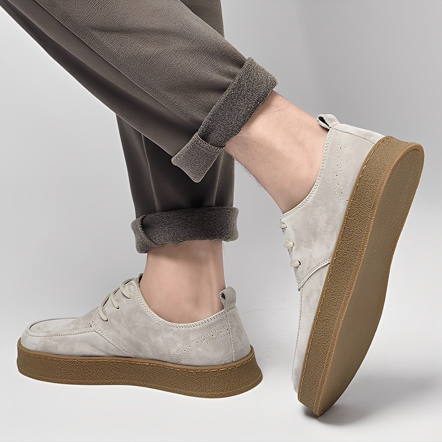 Riordan - Élégantes chaussures basses en daim pour hommes