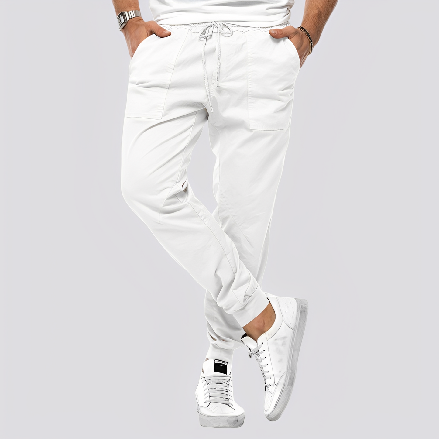 Tony - Pantalon décontracté et ample pour hommes