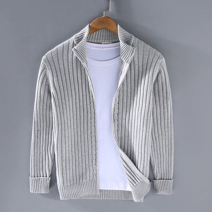 Brant - Cardigan en coton pour hommes, style décontracté