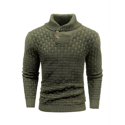 Weldon - Pull col roulé chic pour hommes