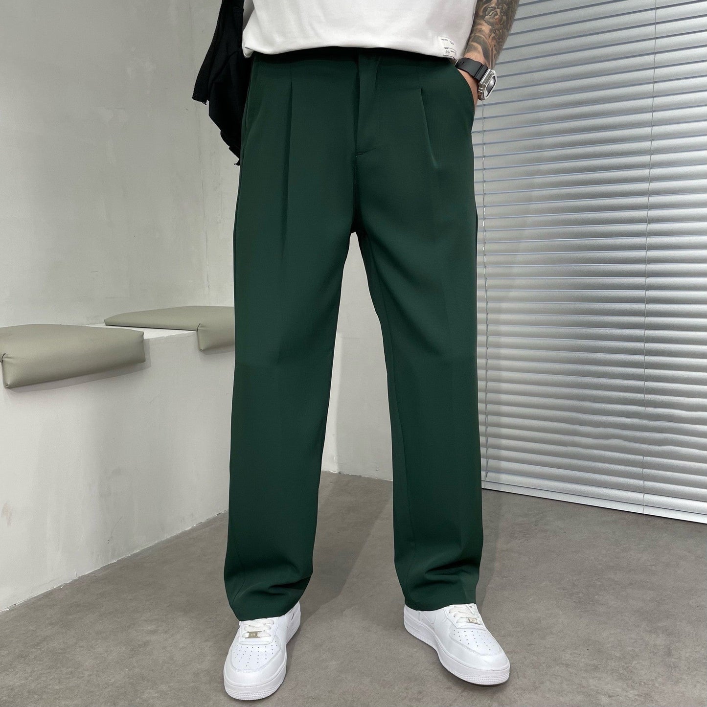 Spencer - Pantalon homme moderne et ample, style décontracté