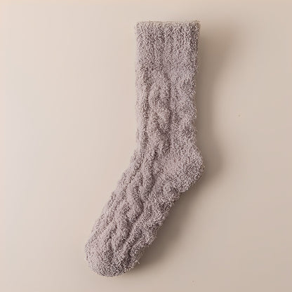 Neely - Chaussettes unisexes chaudes en polaire velours