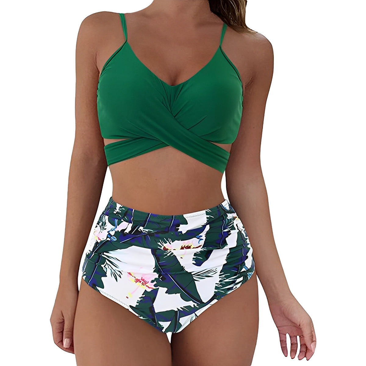 Rosie - Bikini élégant à taille haute pour femmes
