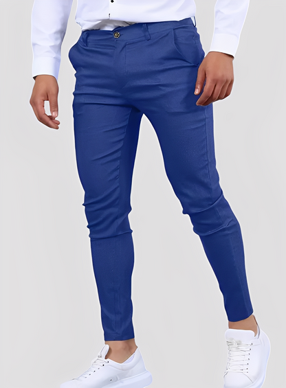 Reynard - Pantalon formel et confortable pour hommes, coupe ajustée