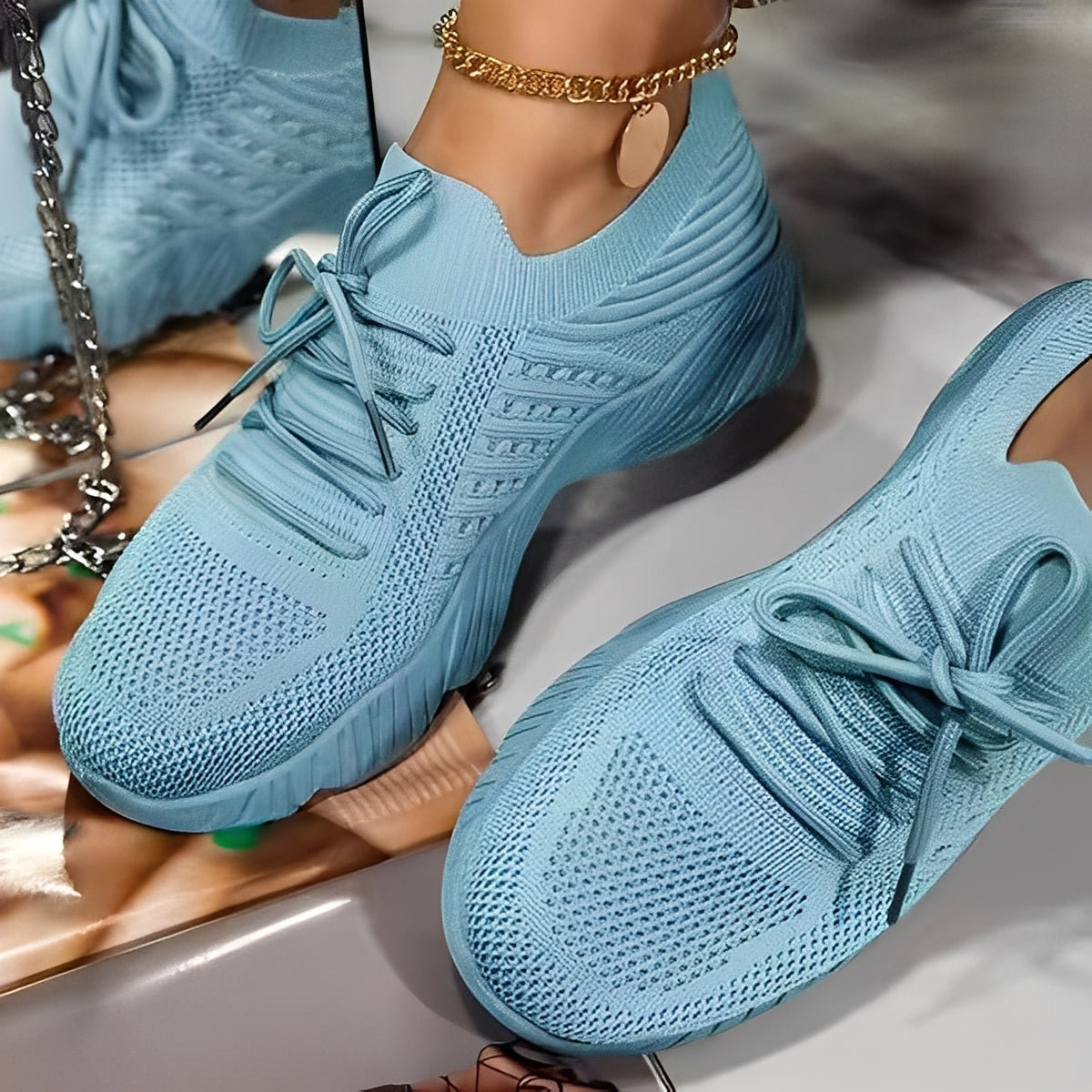 Axelle - Baskets orthopédiques en maille pour femmes