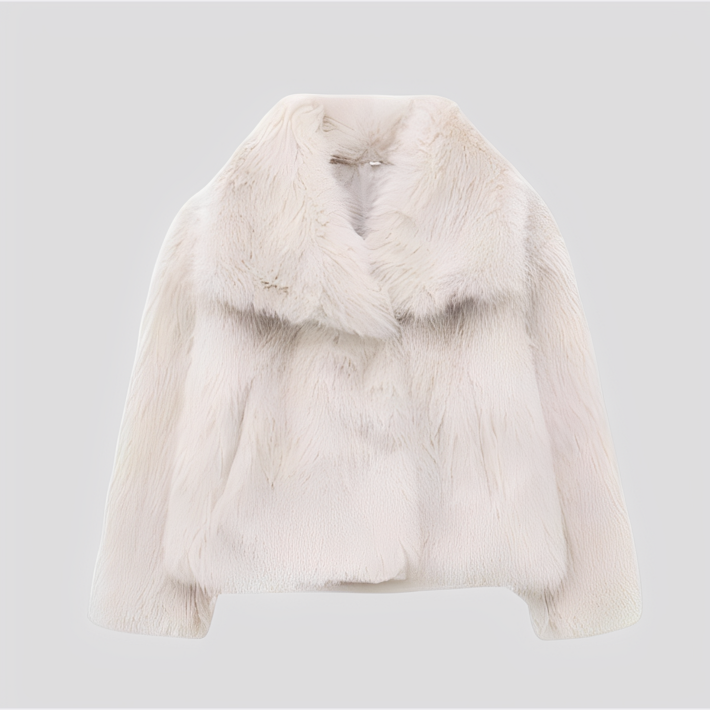 Jennifer - Elegant and fashionable jacket in imitation fur for women