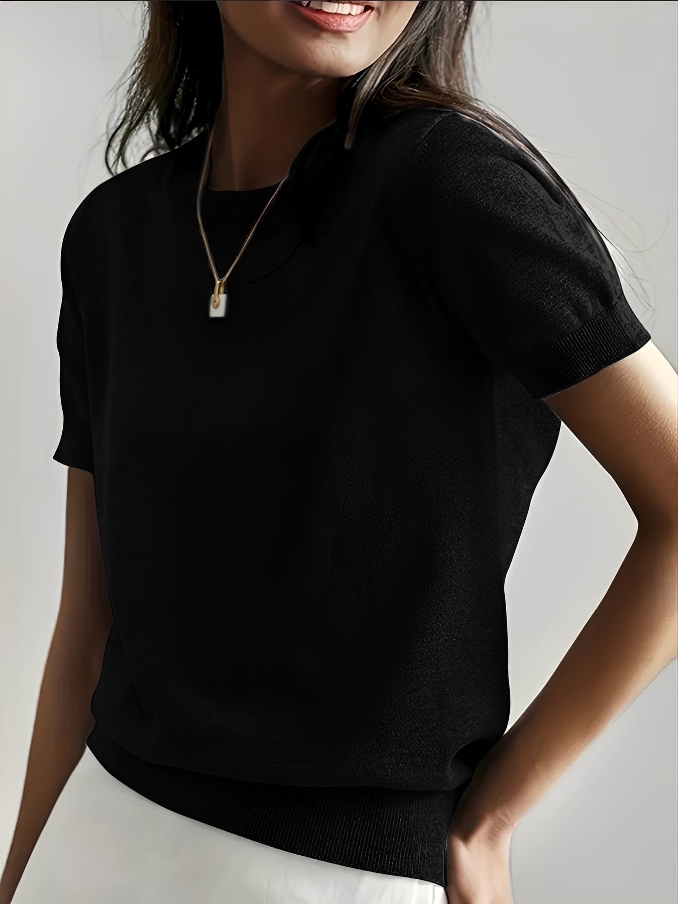 Molly - Blouse douce et relax à manches courtes pour femmes