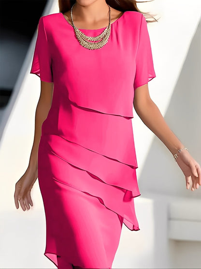 Isabella - Robe élégante en chiffon pour femmes