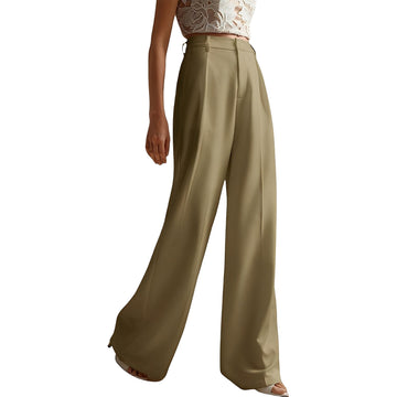 Elaida - Pantalon Décontracté à Jambes Larges