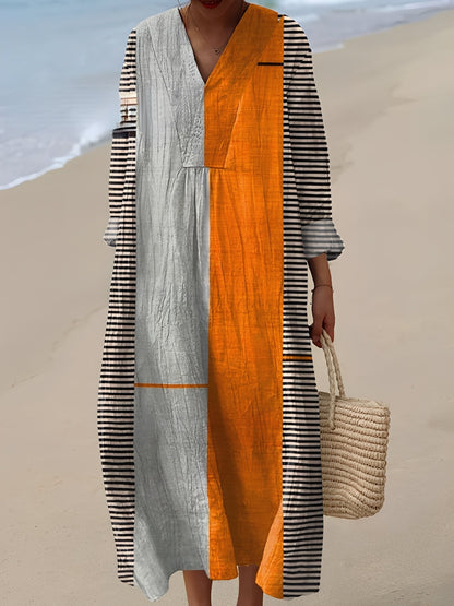 Jean - Elegantes und weites knielanges Kleid für Damen