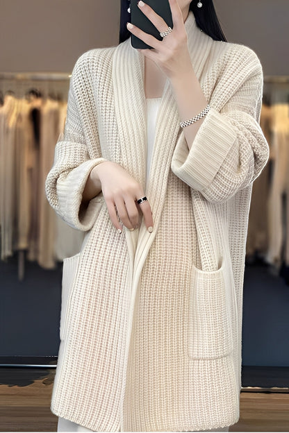 Suzanna - Long cardigan élégant pour femme