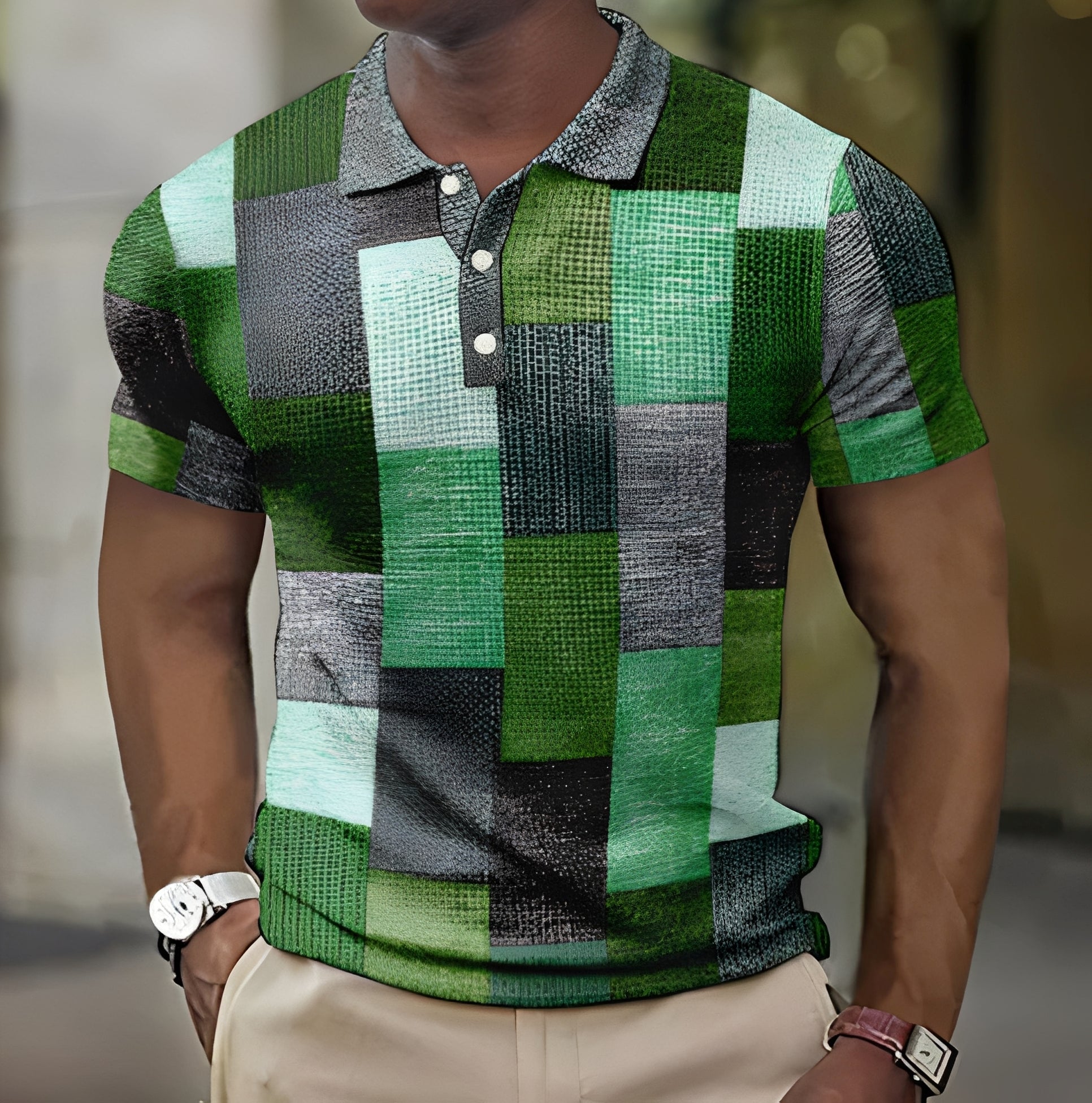 Jimmy - Chemise élégante à imprimés de carreaux