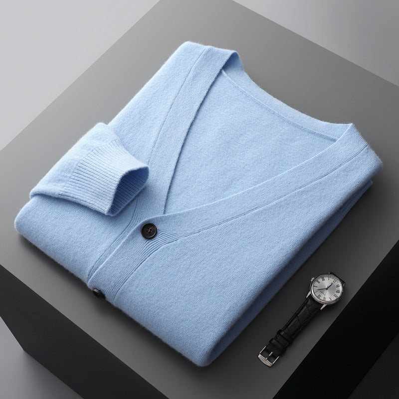 Anton - Cardigan en laine à la mode pour hommes