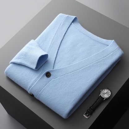 Anton - Cardigan en laine à la mode pour hommes