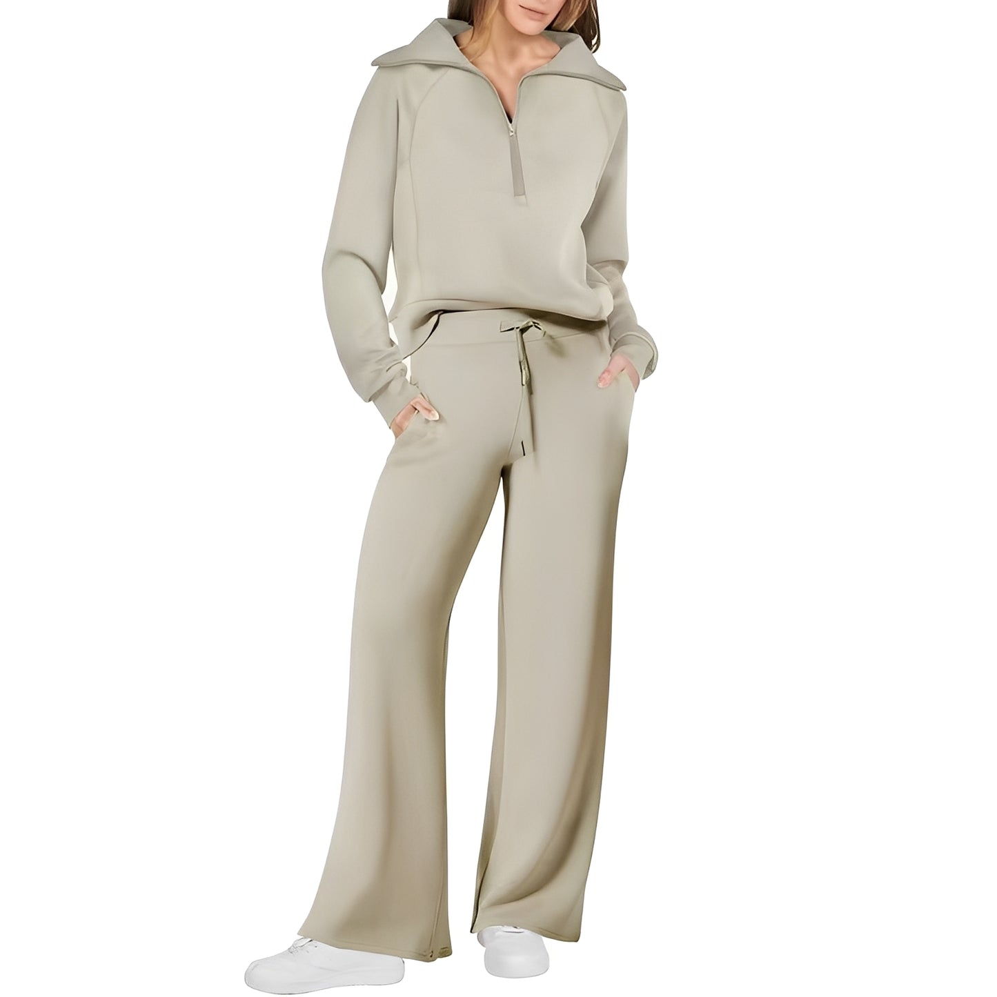 Cécile - Pull et pantalon confortables pour femmes Set