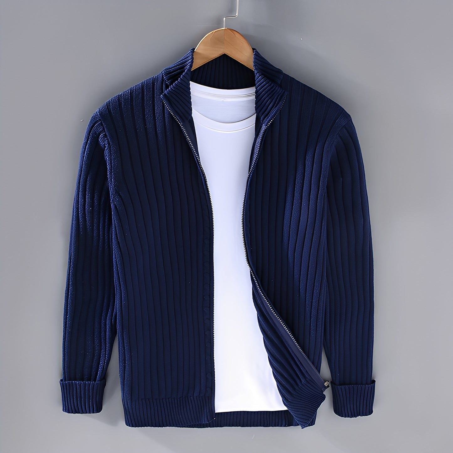 Jacquy - Modern knitted jacket for men