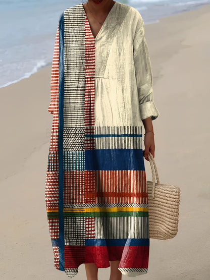 Jean - Elegantes und weites knielanges Kleid für Damen