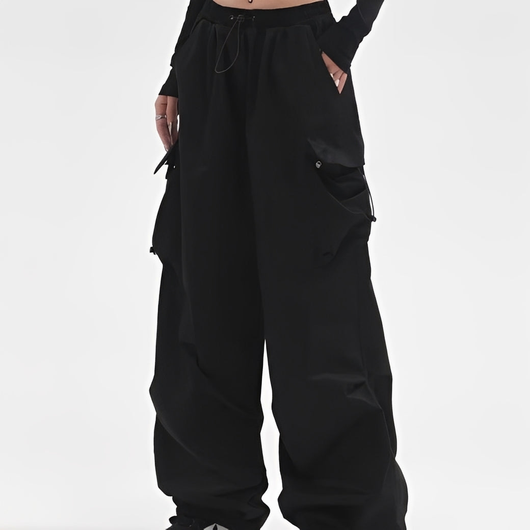 Leonie - Pantalon cargo aux jambes larges