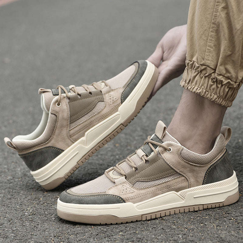 Carl - Flache und elegante Herrensneaker aus Netzgewebe