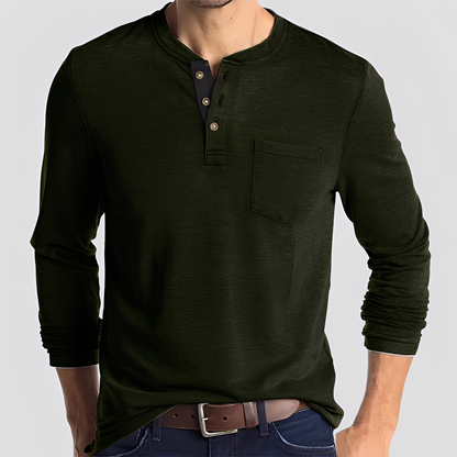 Dashiell - Chemise homme décontractée à manches longues