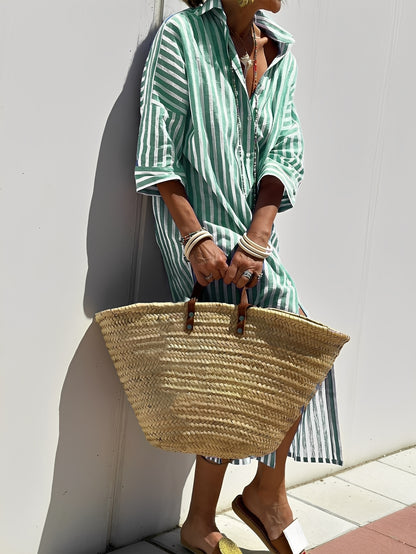 Amélie - Robe rayée classique pour femmes