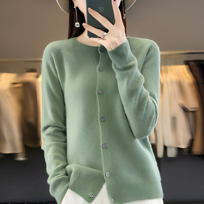 Haydée - Elegant buttoned sweater for women