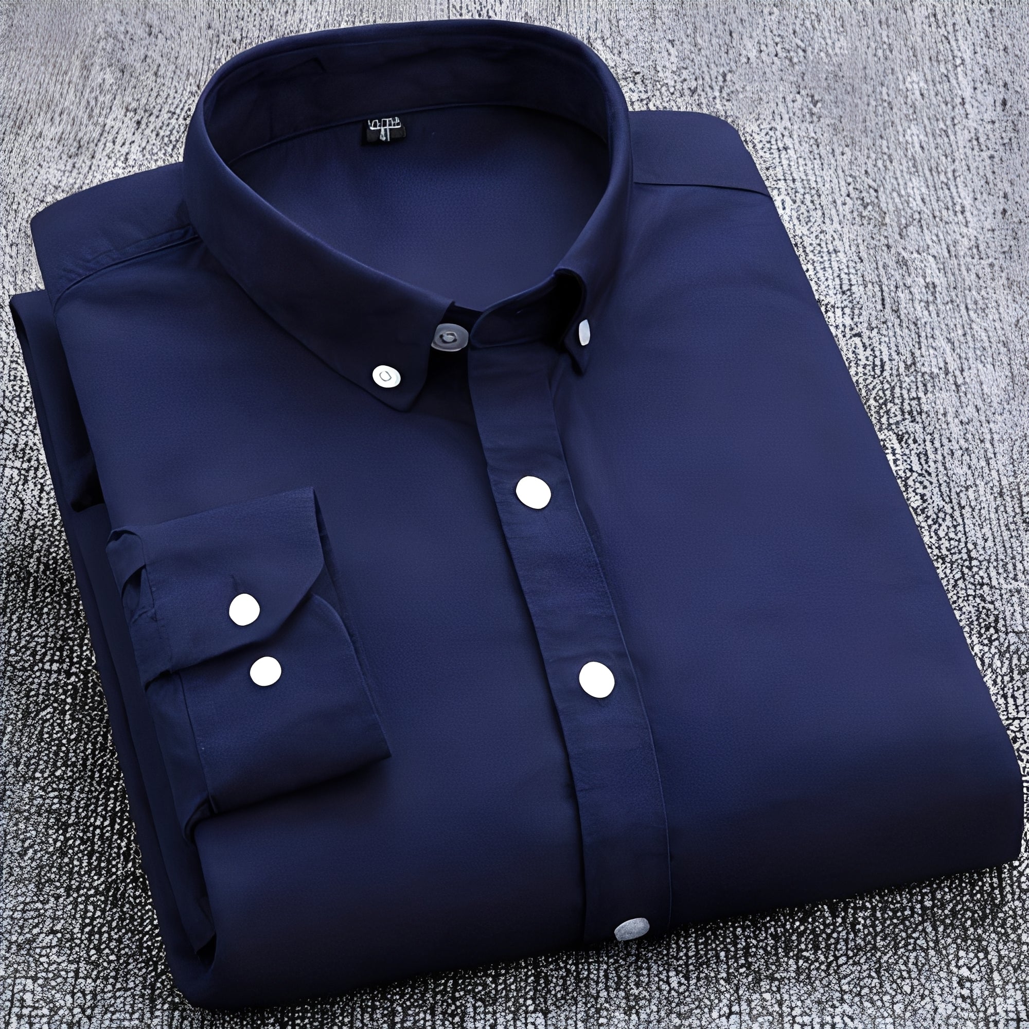 Jezriel - Chemise à carreaux tendance à manches longues pour homme