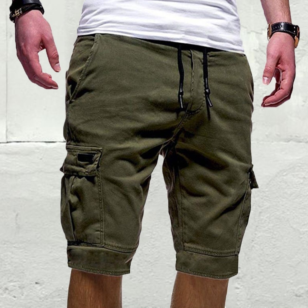 Bogdan - Shorts cargo larges pour hommes en été