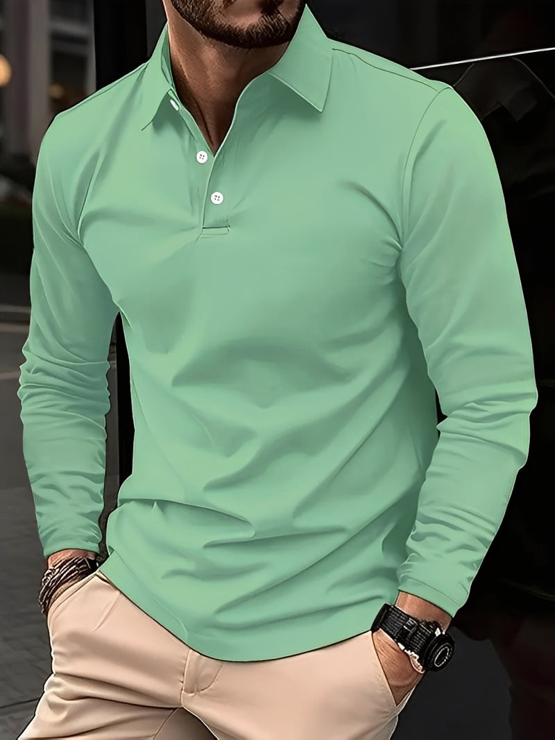 Burton - Polo long classique pour hommes