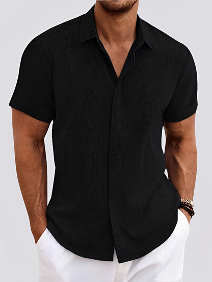 Declan - Angenehmes Hemd mit Knöpfen für Herren