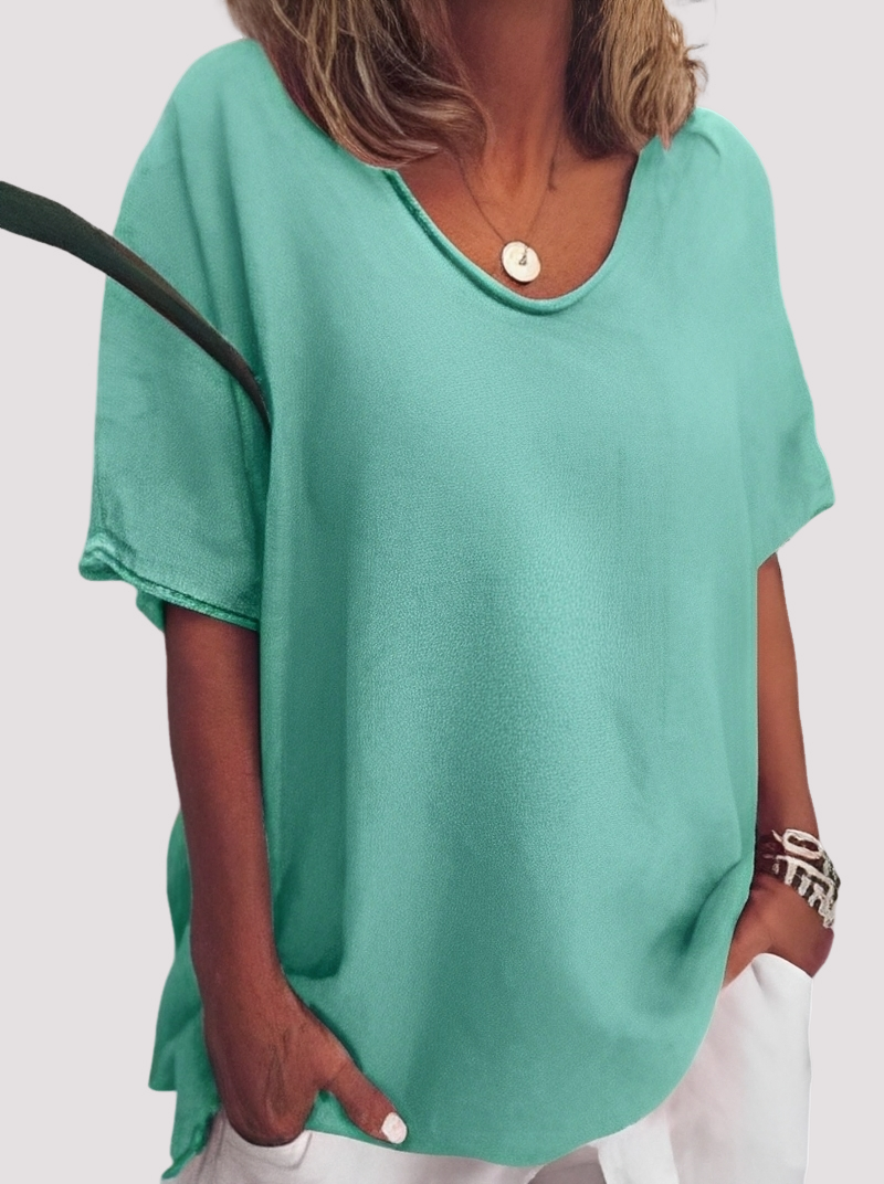 Joanne - Blouse décontractée et ample pour femmes