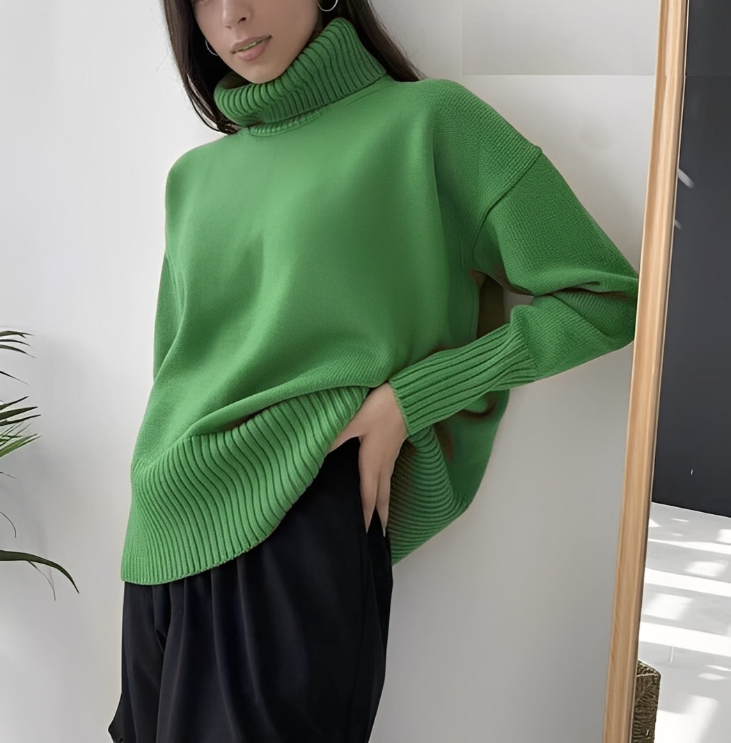 Lucinde - Winter Oversized Turtleneck Sweaters for Women
