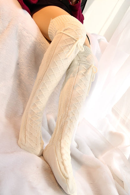 Rozanne - Chaussettes hautes élégantes et chaudes pour femmes