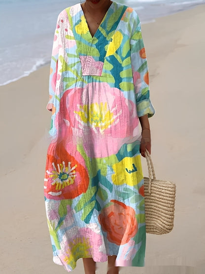 Jean - Elegantes und weites knielanges Kleid für Damen