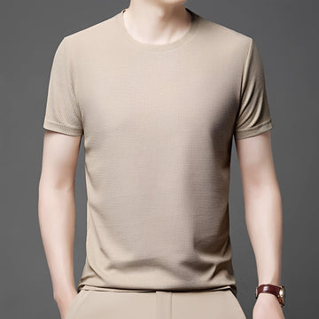 Jed - T-Shirt avec Texture Décontracté