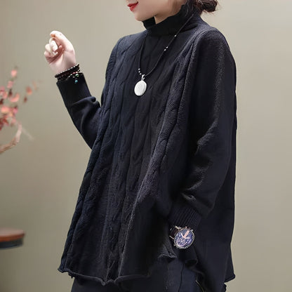 Carla - Locker sitzender Rollkragenpullover für Damen