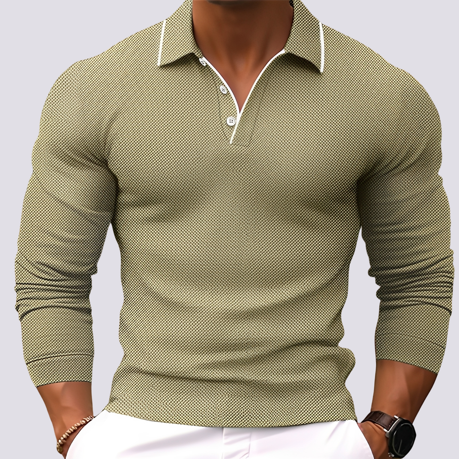 Hamish - Chemise à manches longues élégante pour hommes
