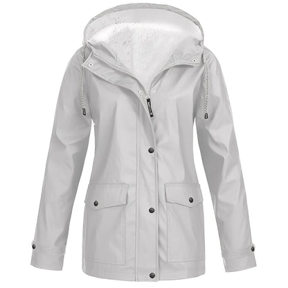 Abbigail - Manteau imperméable polyvalent avec doublure en polaire pour femmes