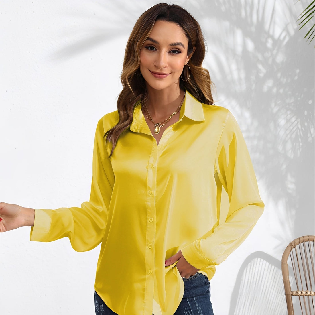 Erica - Blouse moderne à manches longues pour femmes