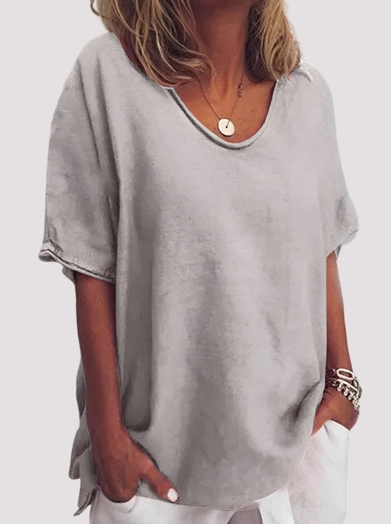 Joanne - Blouse décontractée et ample pour femmes