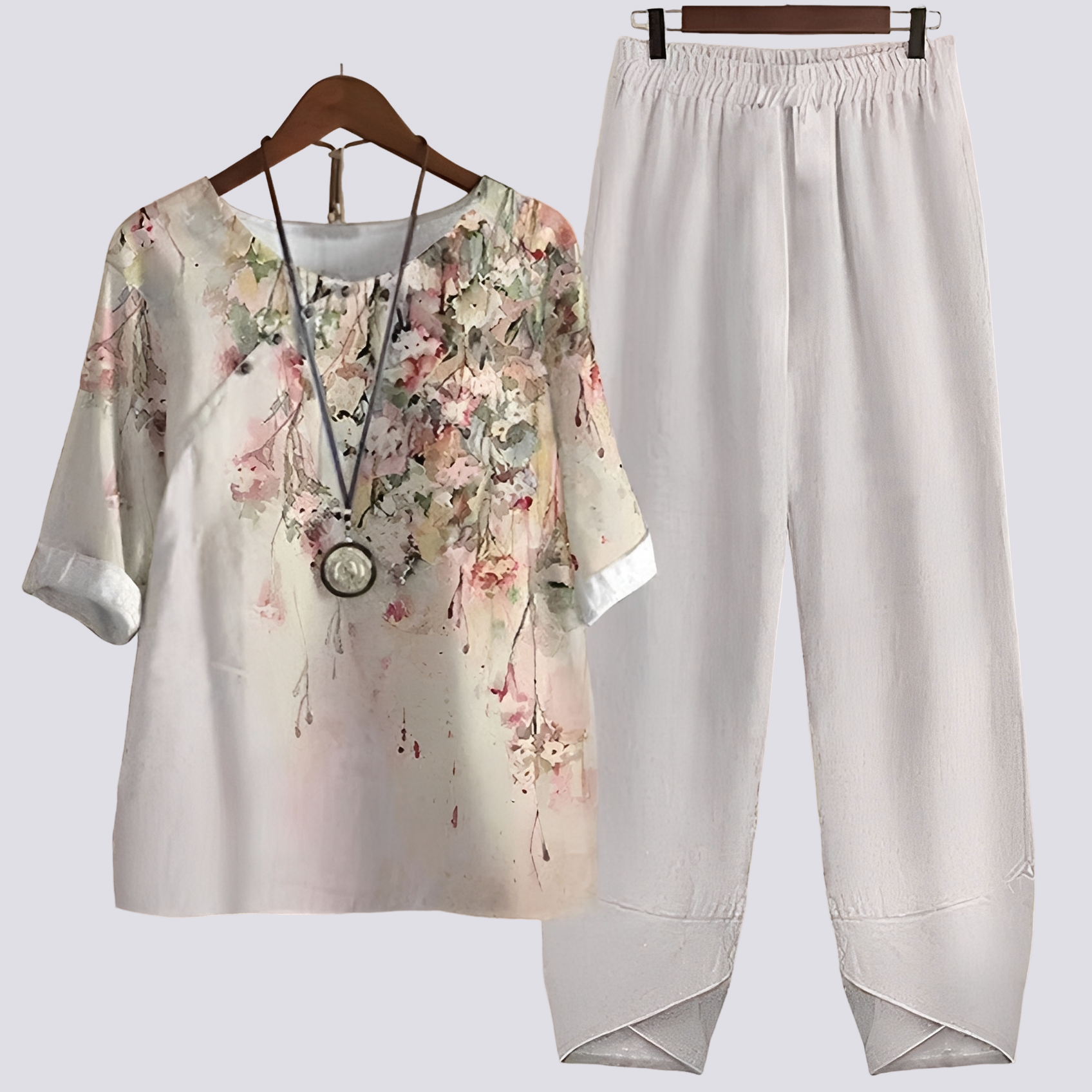Jodie - Ensemble élégant et agréable avec motif pour femmes