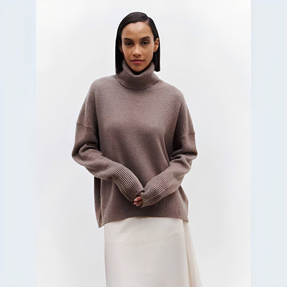 Lucinde - Winter Oversized Turtleneck Sweaters for Women