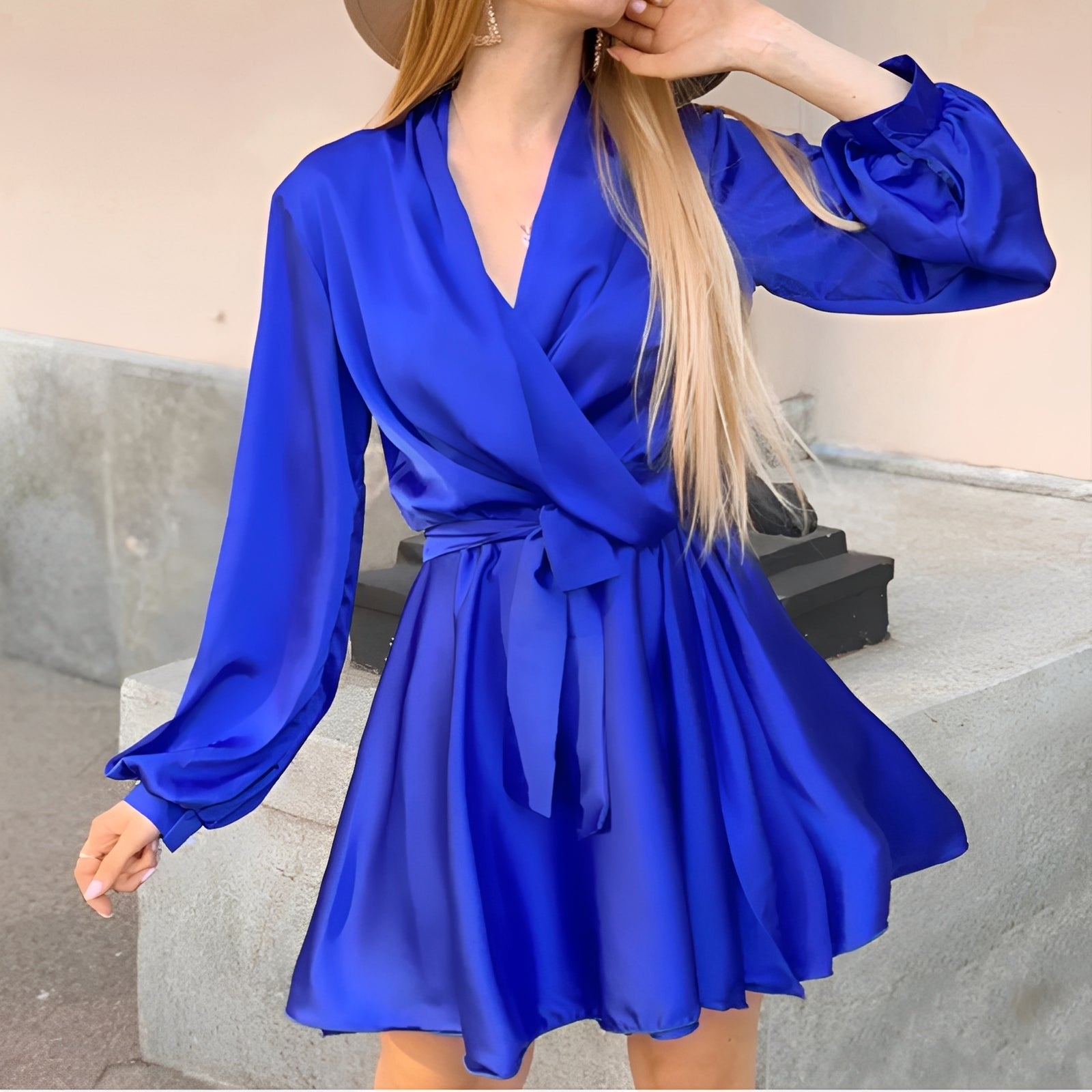 Amira - Robe élégante à manches longues pour femmes
