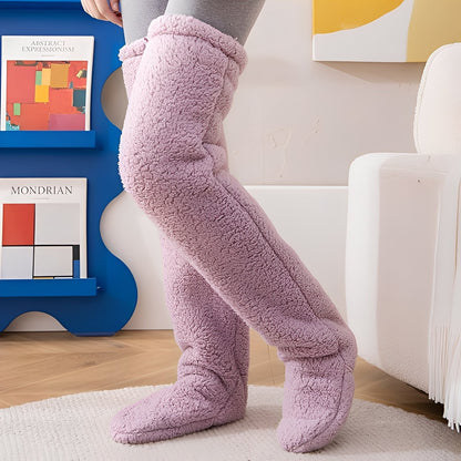 Camellia - Chaussettes longues et chaudes d'hiver pour femmes